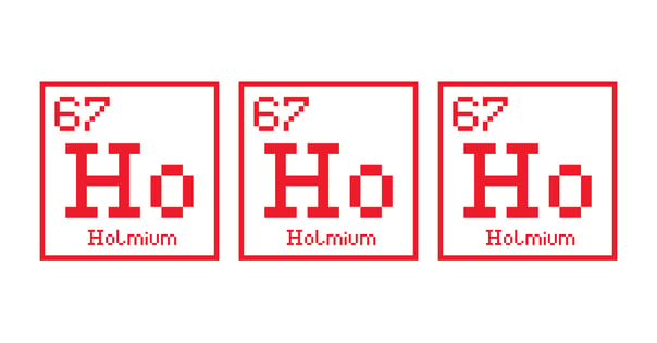 ho ho ho chemistry christmas white