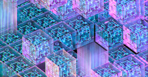 3D render of qubit