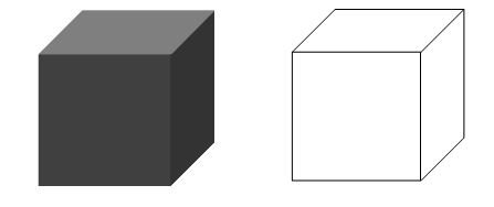 3D model of the cube