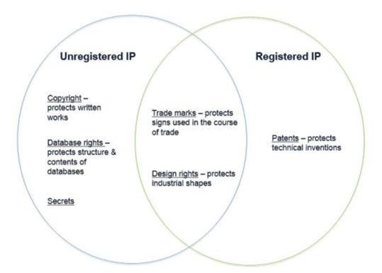 Figure 1 The general categories of intellectual property.