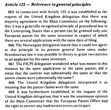 Article 123 - reference to general principles