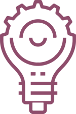 Electronics and Engineering icon oxblood