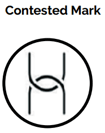 Figure 3 Contested Mark