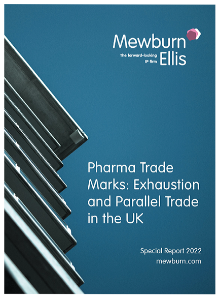Pharma Trade Marks - Exhaustion and Parallel Trade in the UK - cover