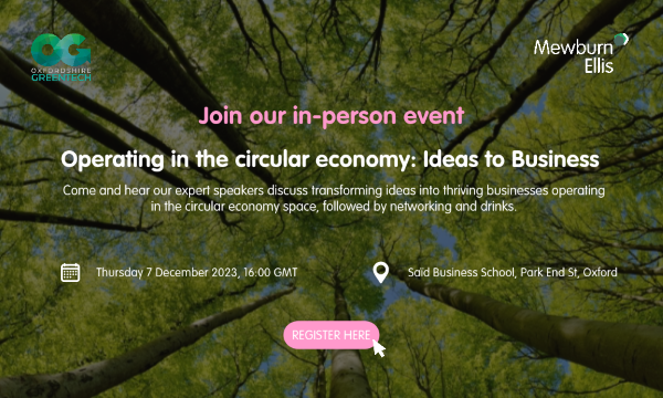 Social Oxfordshire Greentech December event resized