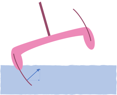 hydrofoil sailboat invention