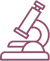 telescope oxblood icon - life sciences